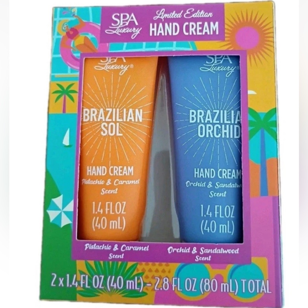 Spa luxury hand cream luxury Brazilian edition